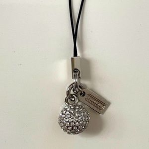 NWOT Coach Sparkly Ball Cute Bag or Key Charm ✨✨✨
